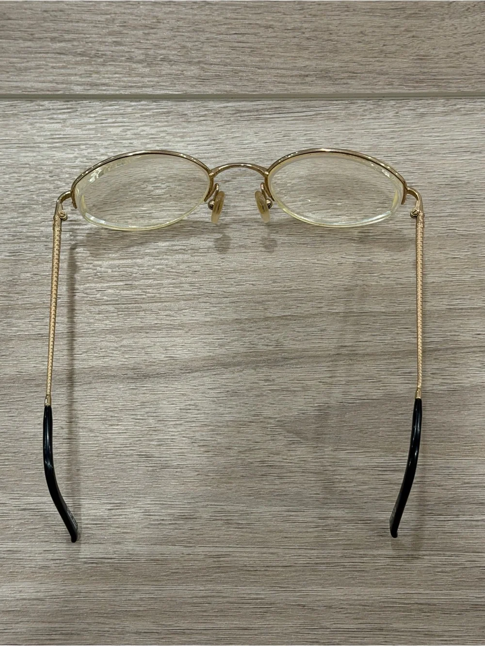 Christian Dior CD 3543 Gold Oval Eyeglasses Vintage 94N 140 Frames Only